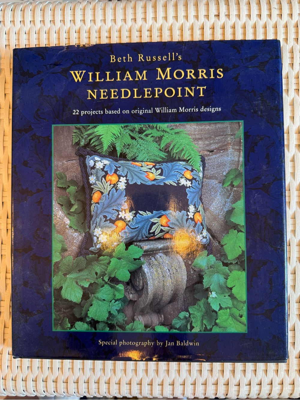 William Morris Needlepoint Book by Beth Russell